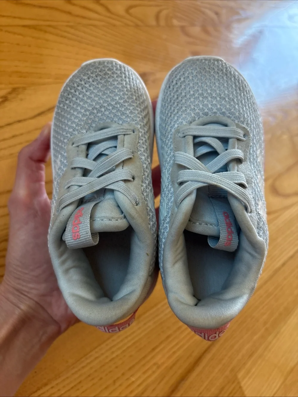 Adidas Racer TR 2.0 Sneakers Slip On Shoes Grey Pink School Toddler Girls 6.5K